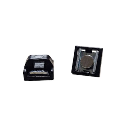 Winnie Industries 5 lb Magnetic Cable Tie Mount - Black, 100PK WMAG5CTBK